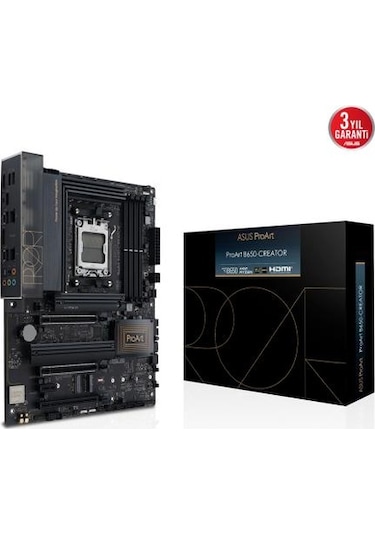 Asus MB Proart B650 CREATOR AMD B650 AM5 DDR5 6400 DP HDMI 4x M2 Anakart