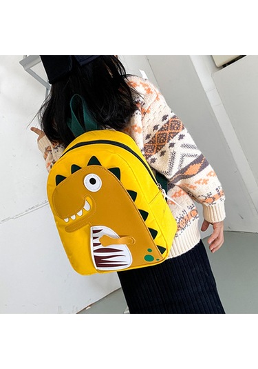 Homyl Çocuk Yürümeye Başlayan Dinozor Çantalar Için Sevimli Sarı