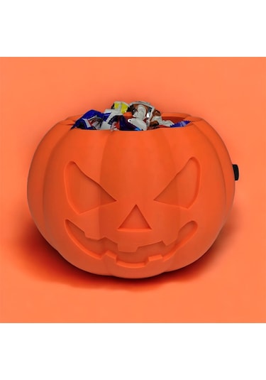 Cadılar Bayramı Balkabağı Kovası Halloween 14 Cm