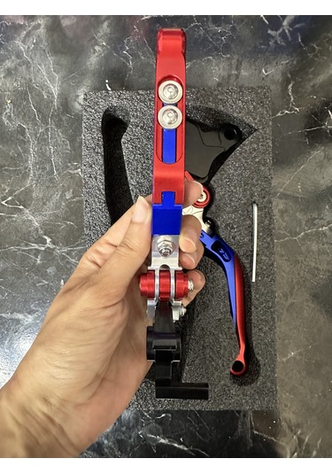 Sr450 Spor Kırılmaz Manet Seti Titan-red-blue