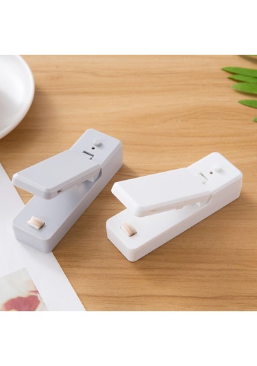 Suntek Çanta Mühürleyen Manyetik Şarj Edilebilir Cips Beyaz Beyaz