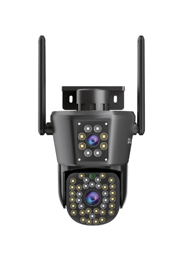 Sarftech 4mp Dış Mekan Ip Akıllı Kamera Ip66 Sertifikalı Hareket Takip Sensör Dual Lens Güvenlik Kamerası