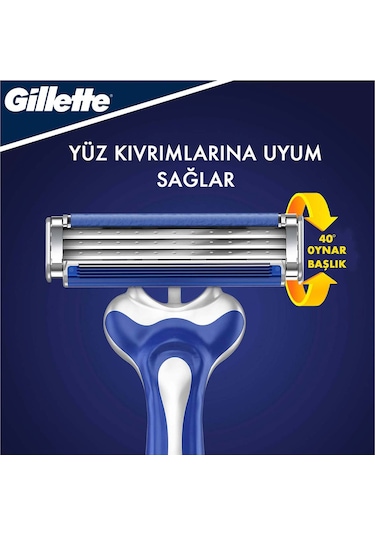 Gillette Blue 3 Comfort Tıraş Bıçağı 9 + 3