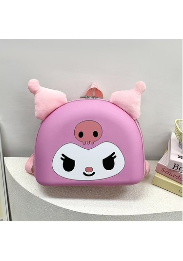 Çocuk Okul Çantası Sevimli Kulomi Anaokulu Küçük Çanta Pembe