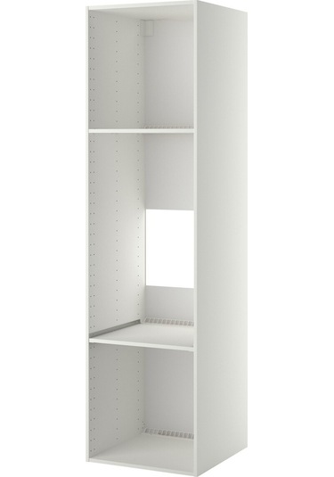Fırın Boy Dolabı İskeleti, Beyaz, 60x60x220 Cm Beyaz Fırın Boy Dolabı İskeleti, Beyaz, 60x60x220 Cm Beyaz