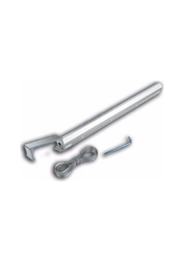 Hok Balkon Çamaşır Kurutma Askısı Kare Küpeşte 60x25 Metalik Gümüş Renk