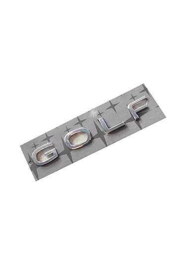 Golf Bagaj Yazısı Yeni Tip Krom A Kaliteli Ürün