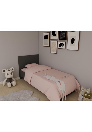 Letto Tek Kişilik Karyola Koyu Gri Renk