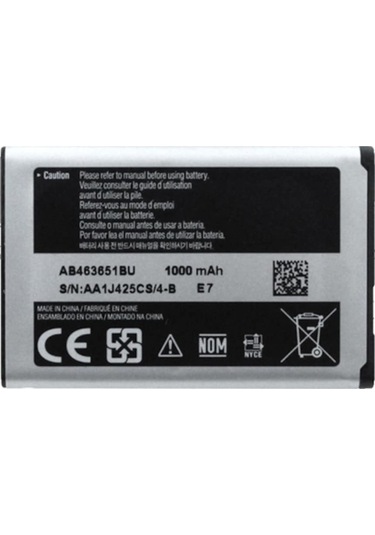 Senalstore Samsung L700 S5600 S5603 S5610 Batarya Pil Ab463651bu