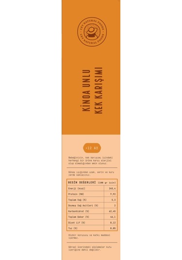Cey Kinoa Unlu Kek Karışımı 265gr