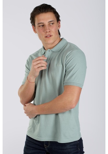 Lee Cooper Twıns 1 Erkek Pike Polo Yaka T-Shırt Çağla Yeşili-17951-Çağla Yeşili Yeşil