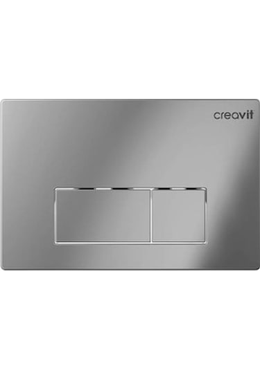 Creavit Arc Parlak Krom Kaplama Kumanda Paneli  GP8004.00 Gri