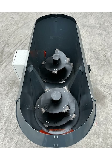 Burkon 1.8 M³ Çift Helezon Ev Elektrikli Yem Karma Makinası