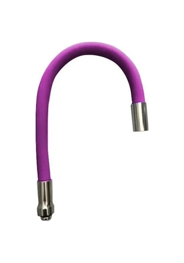 Esnek Kıvrılabilir Silikon Batarya Borusu Başlığı Mor