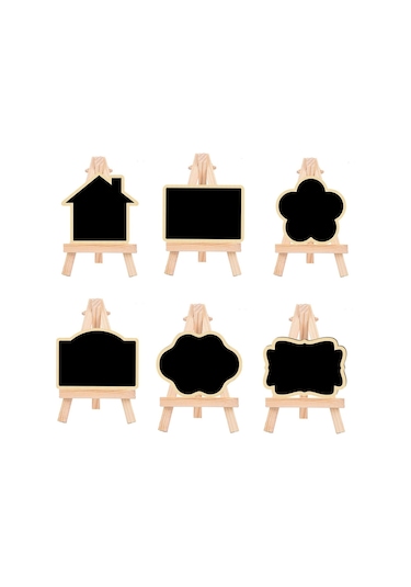 Cbtx Küçük Parti Mağazası Mesaj Yazı Tahtası Süsleri Çam Tripod Dekoratif Mesaj Panosu Büyük Dalga