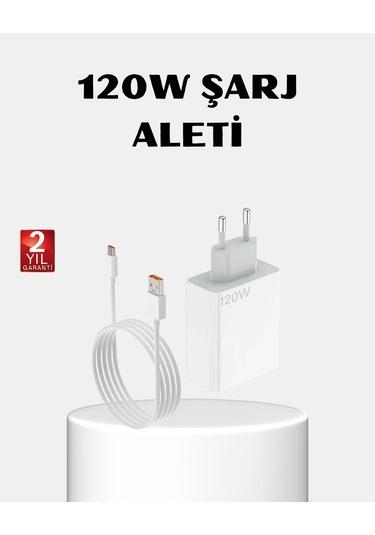120w Type-c Hızlı Şarj Adaptörü - Akıllı Koruma Ve Turbo Güç Desteği