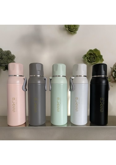 Prettify Paslanmaz Çelik Bardaklı Sıcak/soğuk Termos 700 ML