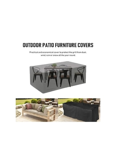 Willowhaven Çim Alanı Teras Kapası - Oxford Kanepe Örtüsü, Su & Rüzgar Geçirmez, Dayanıklı, İplikli, Bahçe Mobilyaları İçin, Farklı Boyutlar DiğER