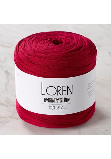 Büro Ev Ofis Hobi Dikiş Atölyesi İçin Bordo Penye Kumaş El Örgü İpi