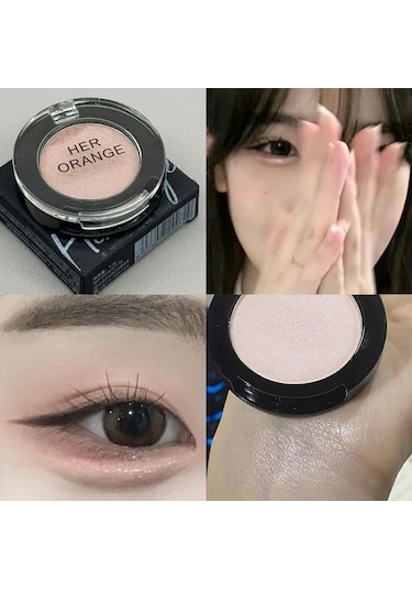 Tek Renkli Mat Beyaz Göz Farı Astar Makyaj Kalıcı Pürüzsüz Giymek Kolay Doğa 09 01