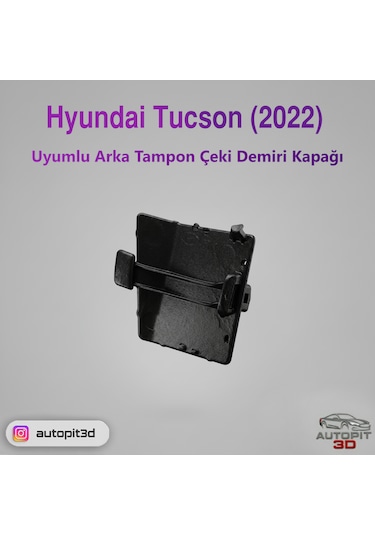 Hyundai Tucson 2022 Uyumlu Arka Tampon Çeki Demiri Kapağı