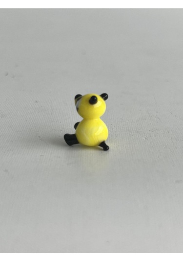 El Yapımı Mini Murano Cam Panda Biblo A98-01