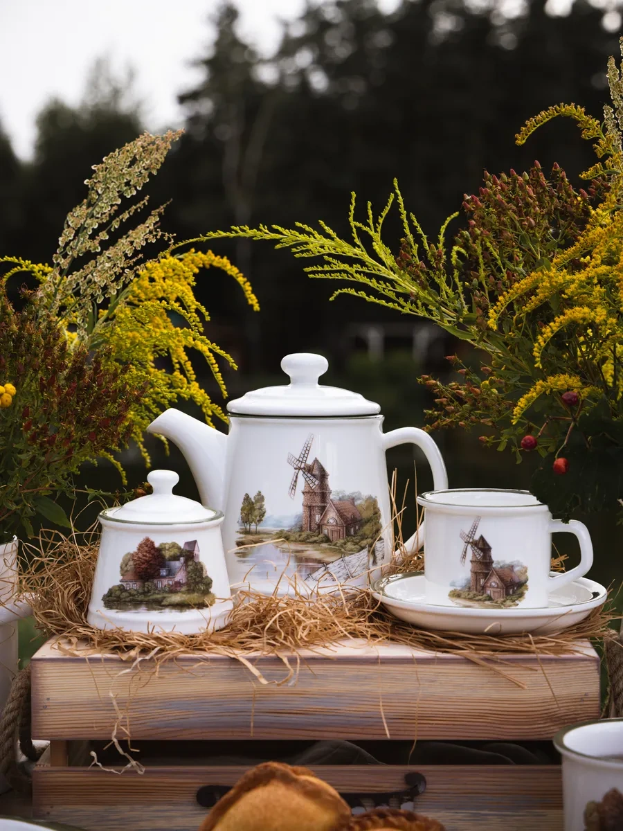 Lefard Farfora "family House" 200 Ml Şekerlik Kapaklı 204178747 Beyaz