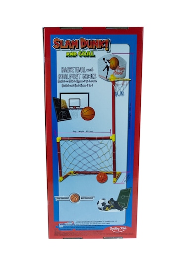 Oyuncak Futbol Kalesi Basketbol Potası Set