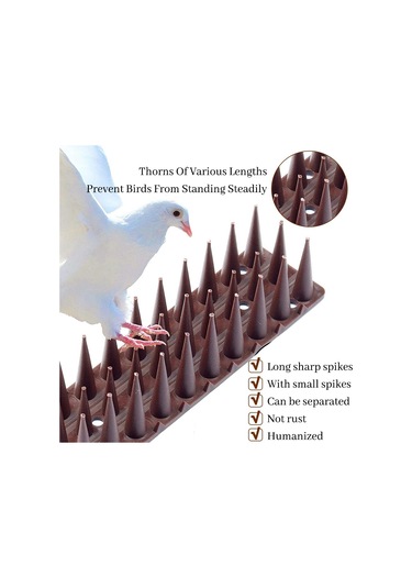 Jialan Kuş Sivri Plastik Güvercin Kovucu 10 Adet