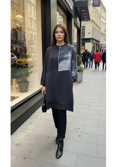 Misswhence İpek Tunik Siyah 39005 Siyah