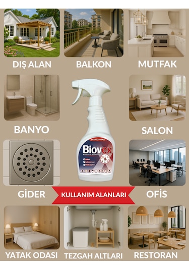 Biovex Premium Ul Haşere Hamam , Tahta Kurusu 500 Ml