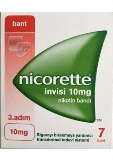 Nicorette Invisi 3. Adım Nikotin Bandı 10 MG