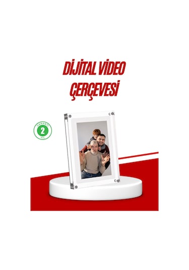 Şık Ve Dekoratif 7 İnç Dijital Fotoğraf Çerçevesi Anılarınızı Sergileyin-132507