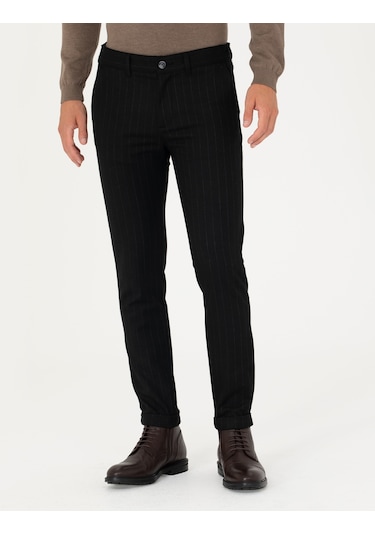 Pierre Cardin Erkek Siyah Pantolon Kanvas-chino 50278471-vr046 Siyah