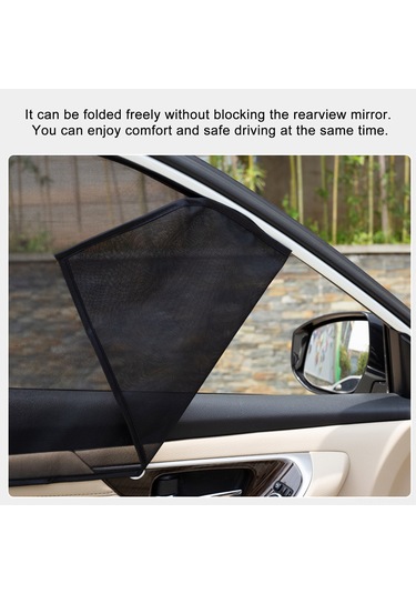 Neevoyu Oto Cam Manyetik Güneşlik: Iç Mekanı Serin Tutan, Mesh Malzeme, Yan Pencere Kullanıma Uygun, Ön/koltuk Seçenekli
