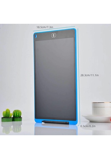 Ceylan Adam T12 Mavi Writing Tablet Lcd 12 Inç Dijital Kalemli Çizim Yazı Tahtası Diğer