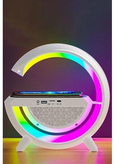 Kablosuz, Usb Bağlantılı, Ekstra Uzun Pil Ömürlü, 7 Renk Seçenekli Ambiyans Işığı,telefon Şarj Stand