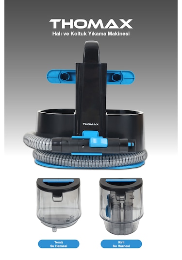 Thomax Dmw001a Mavi Koltuk Halı Yıkama Ve Leke Çıkartma Makinesi