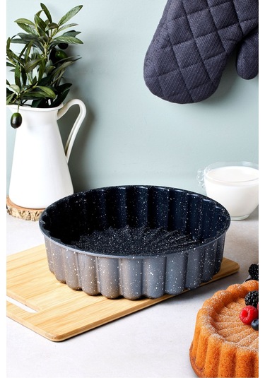 Cake Pro Döküm Papatya Silver Tart Kalıbı 26 Cm Gümüş