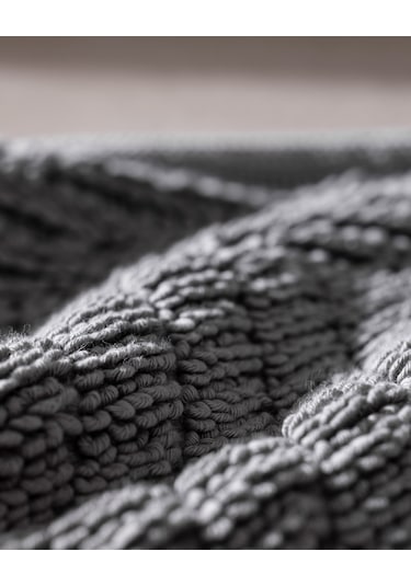 Chevere %100 Pamuk Ayak Havlusu - Gri 8684427204948 Gri