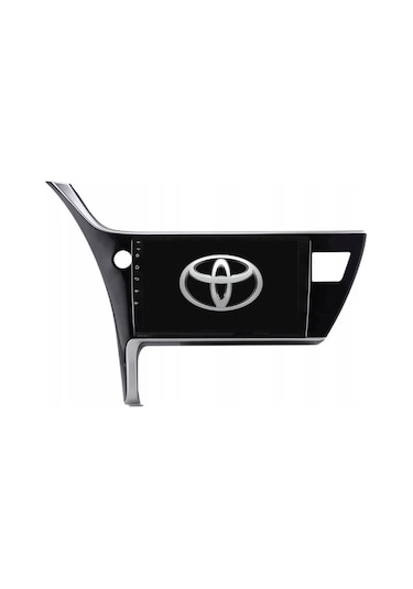 Toyota Corolla - Araç Multimedya Ekran - 4gb 64gb - S - Black - 2017 - 2018 - 9 Inch - Myway - Red