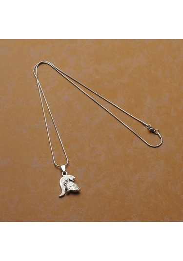 Best Şovalye Erkek Kolye Miğfer Takı Aksesuar K24 T5