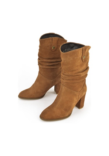 Ziya, Kadın Hakiki Deri Çizme 1531050z25100670k Taba 1531050z25100670k 320 Taba