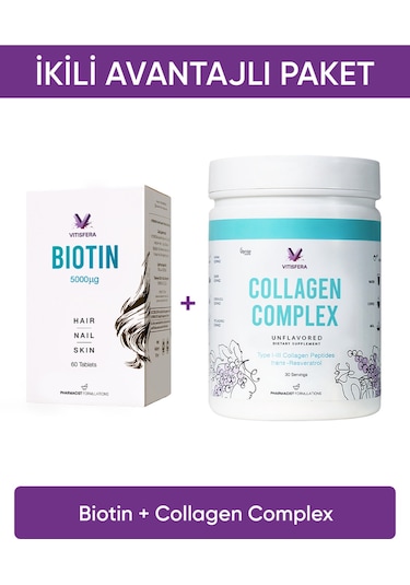 Ikili Avantajlı Paket 4 Biotin + Collagen Complex