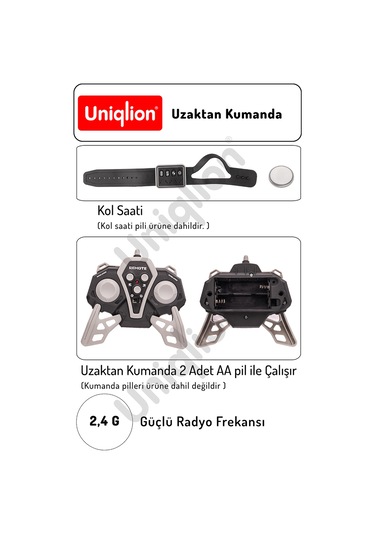 Bilek Sensörlü Uzaktan Kumandalı Çift Yönlü 360 Dönebilen Rgb Işıklı Akrobat Araba