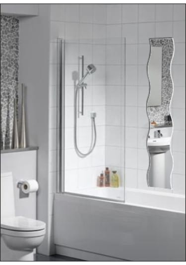 Dalgalı Boy Banyo Salon Antre Koridor Akrilik Duvar Aynası Ayna