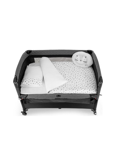 Wellgro Park Yatak Ve Beşik Uyku Seti - 6 Parça, Gri