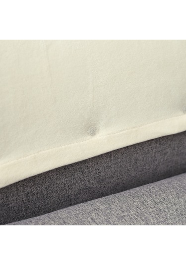 Gajeena Ev Kullanıma İçin Yıkanabilir, Kaymaz, Dört Mevsim Uygun, Esnek Polyester Koltuk Kol Koruması 1 Çift + 10 Adet Çivi, Bej Rengi Bej