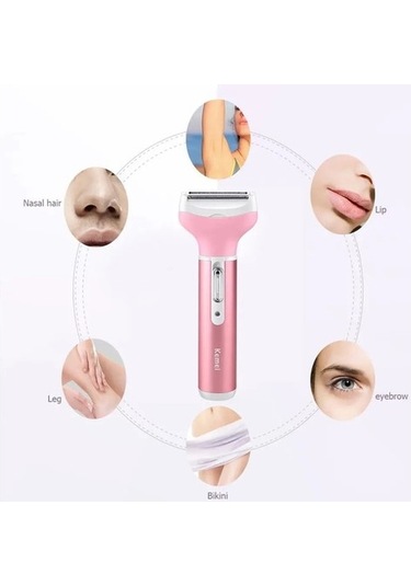 Markingyes Profesyonel Kadın Jileti Vücut Epilatör Bikini Koltukaltı Burun Yüz Epilasyon Makinesi Renkli Tıraş Makinesi Eleği Bv5mmr