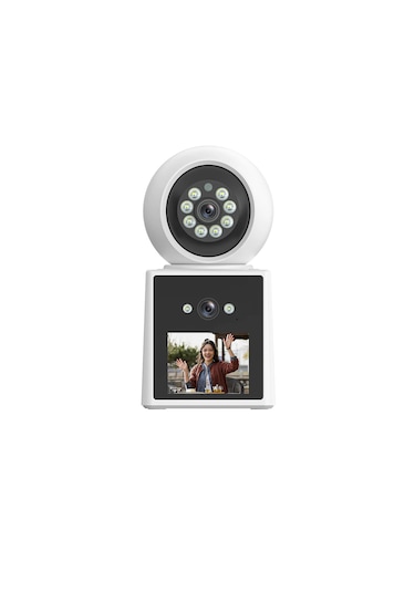 Apronx Ax-bn120 4 Mp Dual Lens 2k 2.4" Lcd Wi-fi Baby Camera